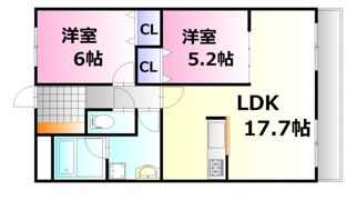 プロスペリティNakamuraの間取り画像