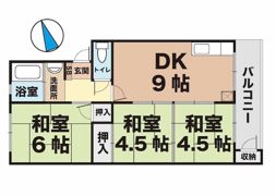 垂水農住5号棟の間取り画像
