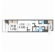 アーバネックス同心Ⅱの間取り画像