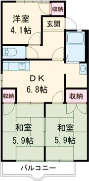 セフィラSAINO Cの間取り画像
