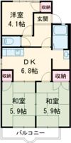セフィラSAINO Cの間取り画像