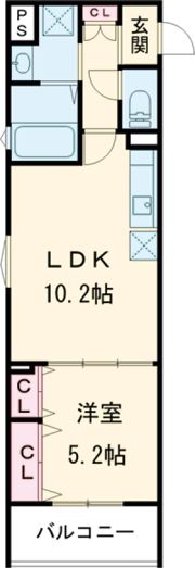クリエオーレ倉治の間取り画像