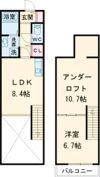 アドバンスIKENOUEの間取り画像