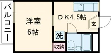ハイツ サン・エイトの間取り画像