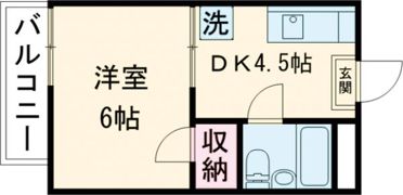 ハイツ サン・エイトの間取り画像