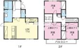 ピアタウン借家の間取り画像