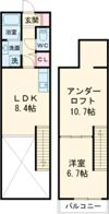 アドバンスIKENOUEの間取り画像