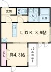 Plume翠町の間取り画像