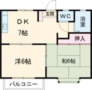 ジュネス朝日が丘の間取り画像