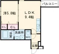 フジパレス瓜生堂Ⅲ番館の間取り画像