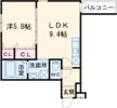 フジパレス瓜生堂Ⅲ番館の間取り画像