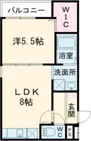 フジパレス西湊Ⅲ番館の間取り画像