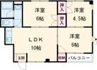 ライブコーポ若草の間取り画像