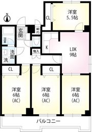 やませビル鵠沼の間取り画像