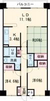 シャルヴィ加古川の間取り画像