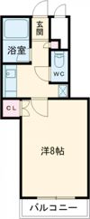 カレッジタウングリーンヒルBの間取り画像
