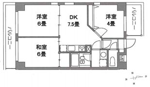 プラティーク本所吾妻橋の間取り画像