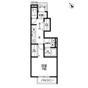 クレール 咲の間取り画像