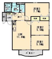 Field Courtの間取り画像