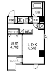 Residence Iconn KAWARAMACHI（河原町）の間取り画像