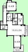 牛田ハイムの間取り画像