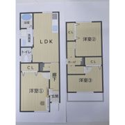 砂口貸家の間取り画像