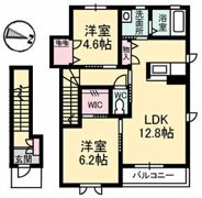 パルタージュ B棟の間取り画像