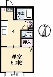 ラ・カーザ B棟の間取り画像