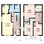 緑町一戸建Bの間取り画像