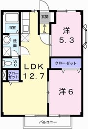 メゾンサンシャインの間取り画像