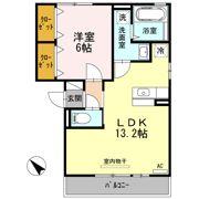 フェミナ渡辺の間取り画像