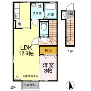 ベルメゾンⅡの間取り画像