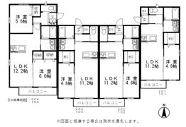 リデンテ平田の間取り画像