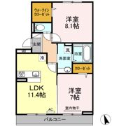 ボナールKの間取り画像
