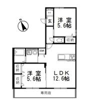 アマーヴィレⅡの間取り画像