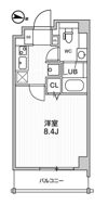 LUNIQ錦糸町の間取り画像