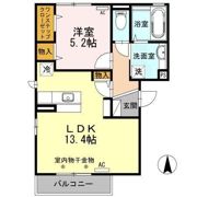 エスポワール・東和田 Bの間取り画像