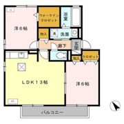 天王ガーデン Aの間取り画像