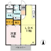 コーポ南小谷ヶ丘の間取り画像