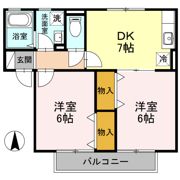 ハイカムール B棟の間取り画像