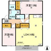 ルピナス21 B棟の間取り画像