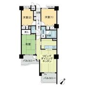 ライオンズマンション庄内緑地の間取り画像