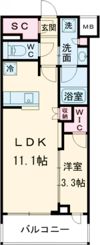 プレディアコート大森山王の間取り画像