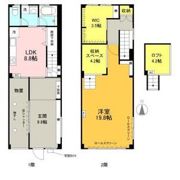 SEVEN’S BOX寿の間取り画像