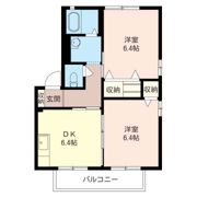 ディアス諏訪 Dの間取り画像