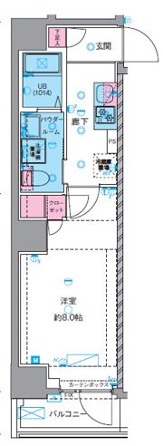 GENOVIA南千住Ⅶの間取り画像