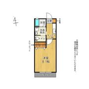 リトスメラン咲田Ⅱの間取り画像