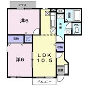 セラサス・ヴィラAの間取り画像