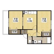 サンスタレ新涯ⅥB棟の間取り画像