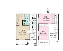 ガーデンハウス青砥 B棟の間取り画像